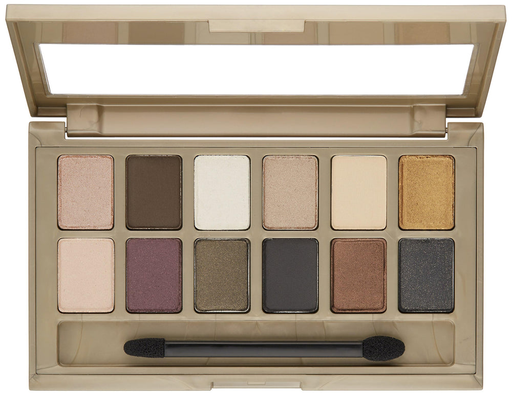 Maybelline The 24K Nudes palette shimmering neutrals enable versatile nude-eye looks.
