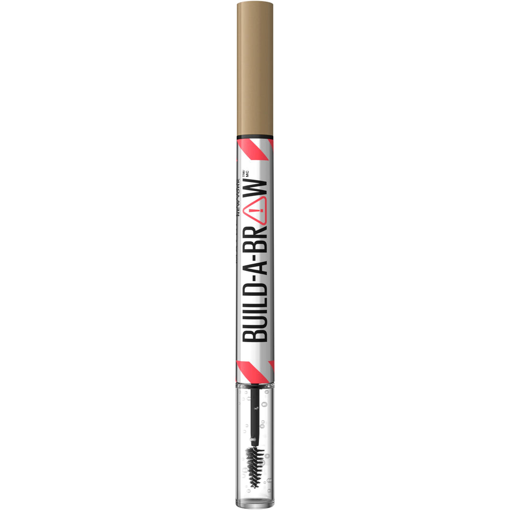 Maybelline Build-A-Brow packaging highlights the two-in-one design.