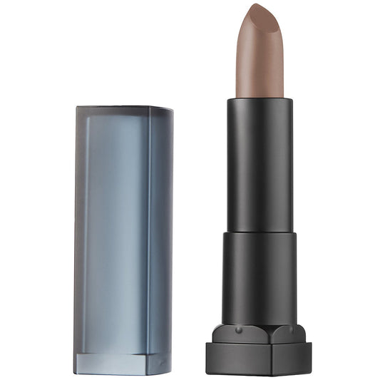 Maybelline Color Sensational Nude Lipstick Carnal Brown pack shot highlights bold matte finish
