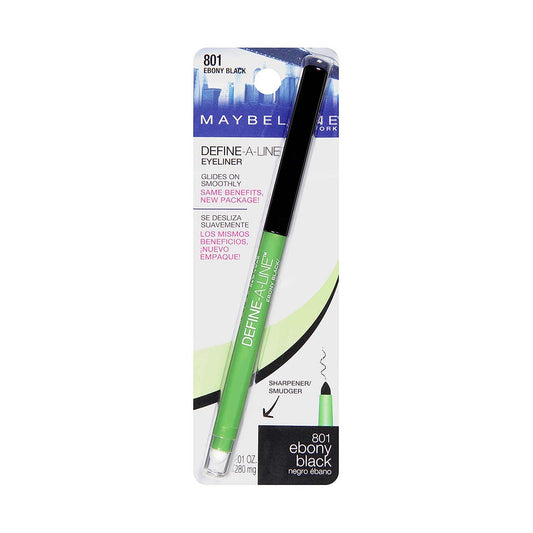 Maybelline Define-A-Line Eyeliner precision-tip enables sharp lines.