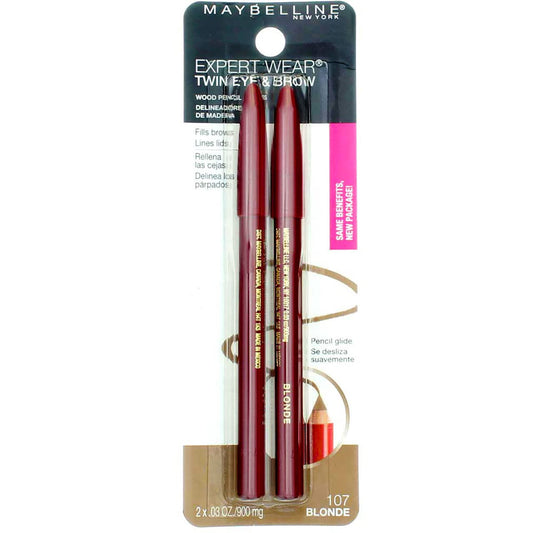 Maybelline Expert Eyes Brow and Eye Pencil Blonde swatches on arm show blendable color.