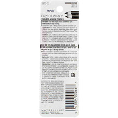 Medium Brown shade enhances natural brows and subtly defines lashes.