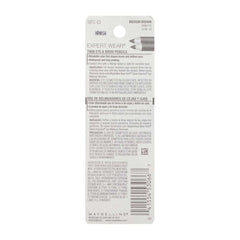 Dual-ended design to streamline brow shaping and eyeliner application.