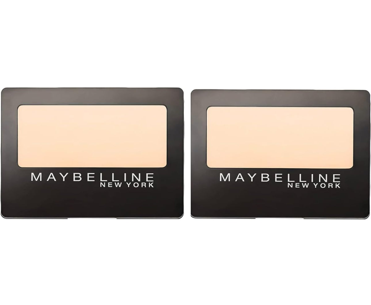 MAYBELLINE Expert Wear Eye Shadow Linen swatch showing neutral beige for everyday looks.