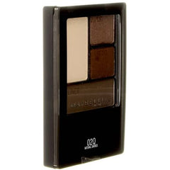 Compact packaging of Maybelline quads is travel-friendly