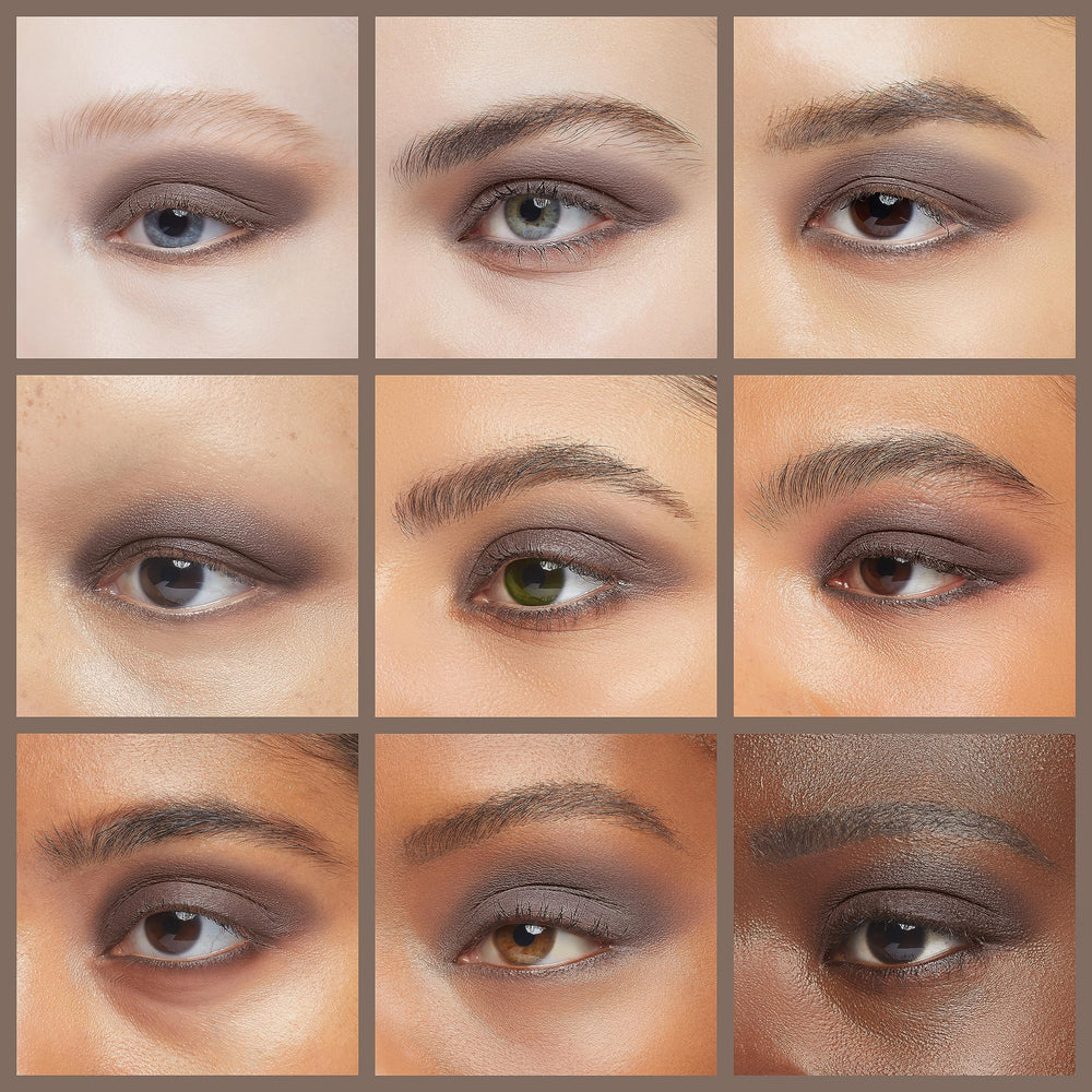 Maybelline Tastefully Taupe swatch demonstrates pigmented, blendable color for versatile looks