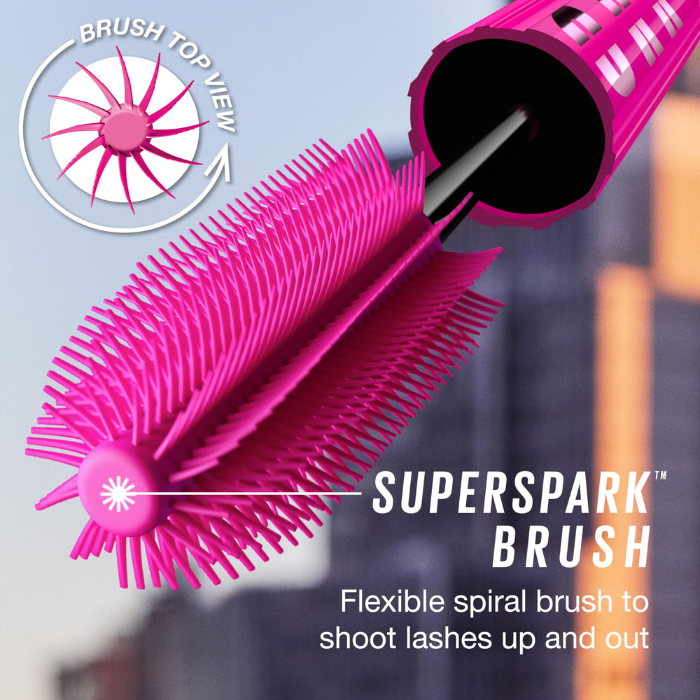 Spiral SuperSpark brush close-up highlighting mixed-length bristles.