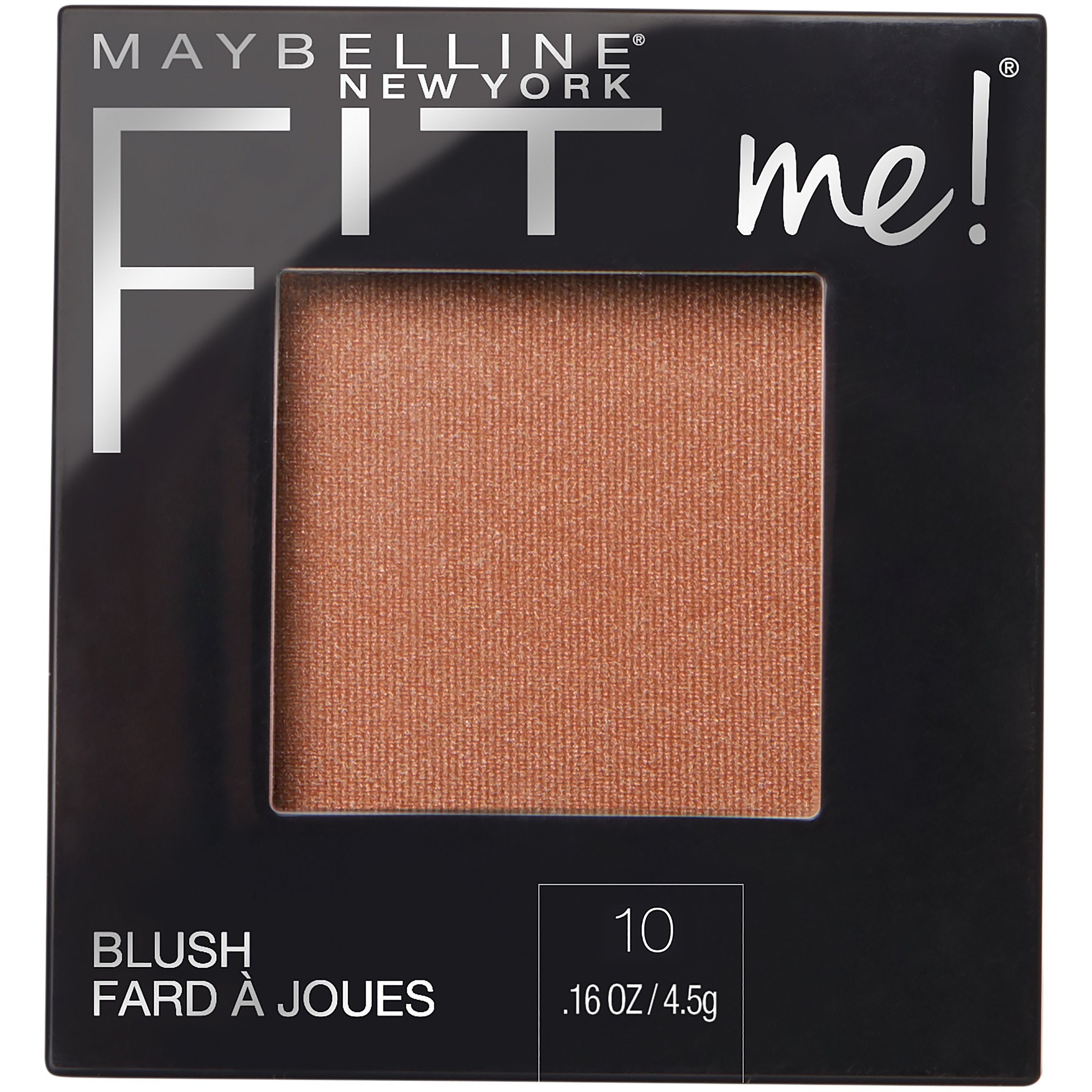 Maybelline Fit Me Blush Buff compact, natural color for effortless blending and balanced cheeks.