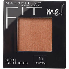 Maybelline Fit Me Blush Buff compact, natural color for effortless blending and balanced cheeks.