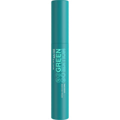 Maybelline Green Edition Mega Mousse Mascara brush close-up for volume.