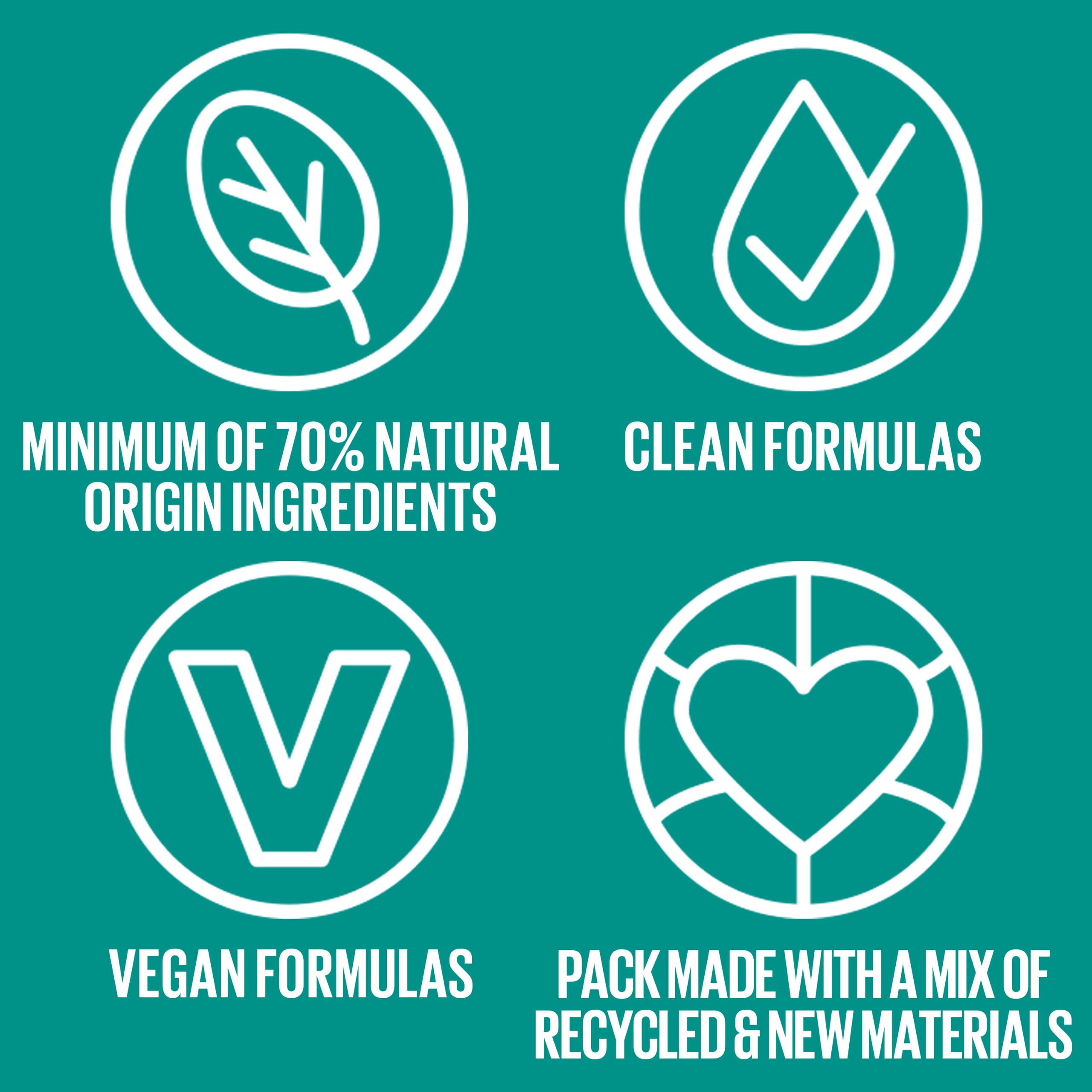 Maybelline Green Edition vegan clean formula icon emphasizing natural-origin ingredients.