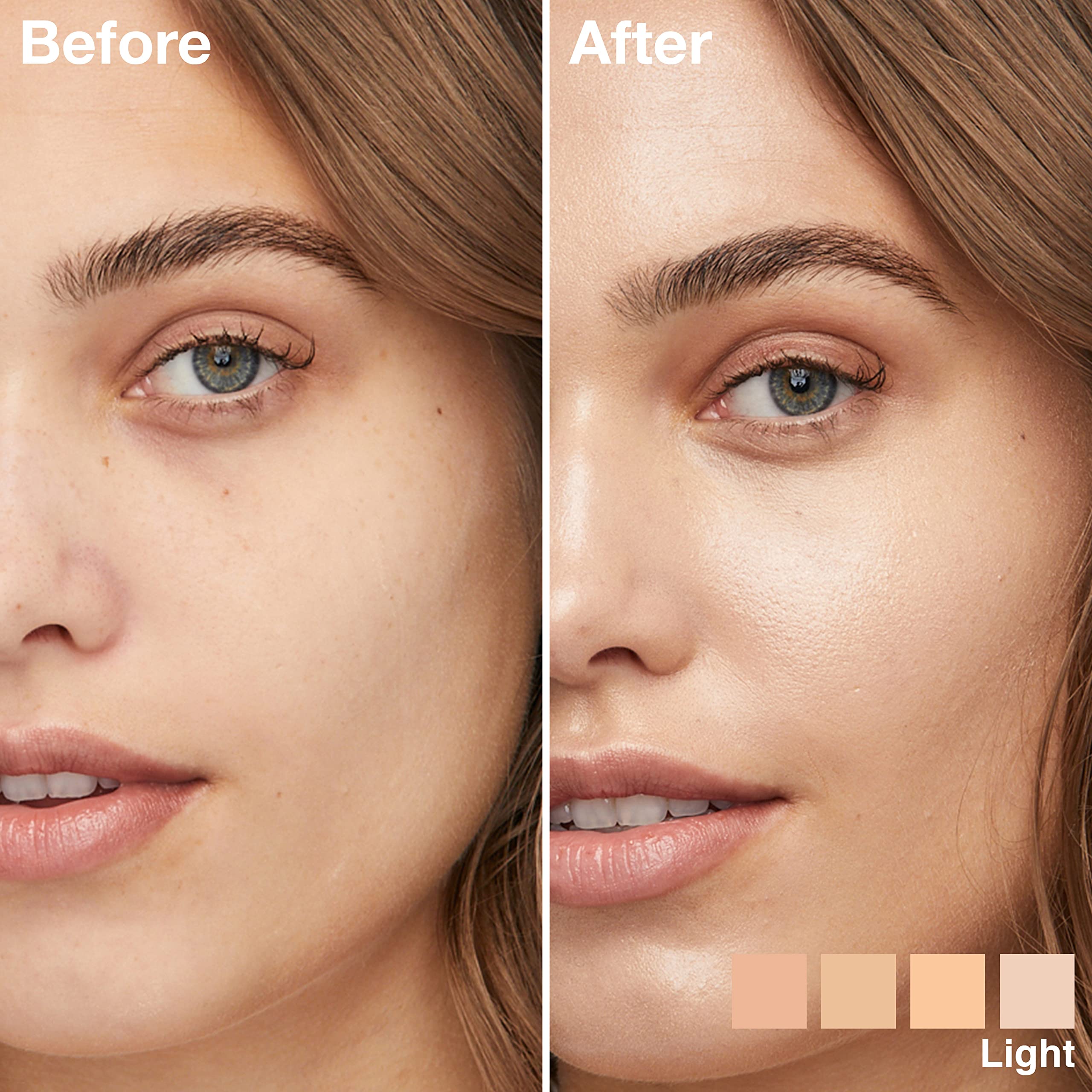Maybelline Instant Perfector Glow demonstrates a 4-in-1 formula for a radiant lightweight finish.