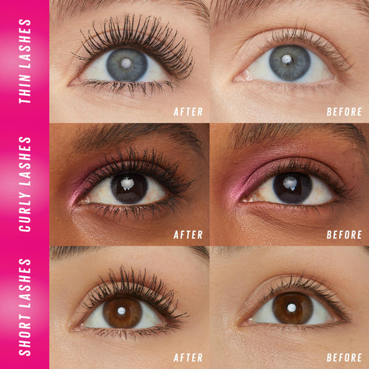 Maybelline Lash Sensational Firework application scene for dramatic daily wear.