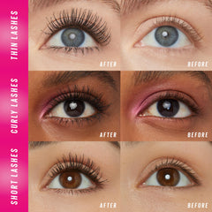 Maybelline Lash Sensational Firework application scene for dramatic daily wear.