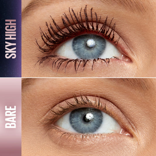 Maybelline Lash Sensational Sky High Flex Tower brush close-up for precise volume