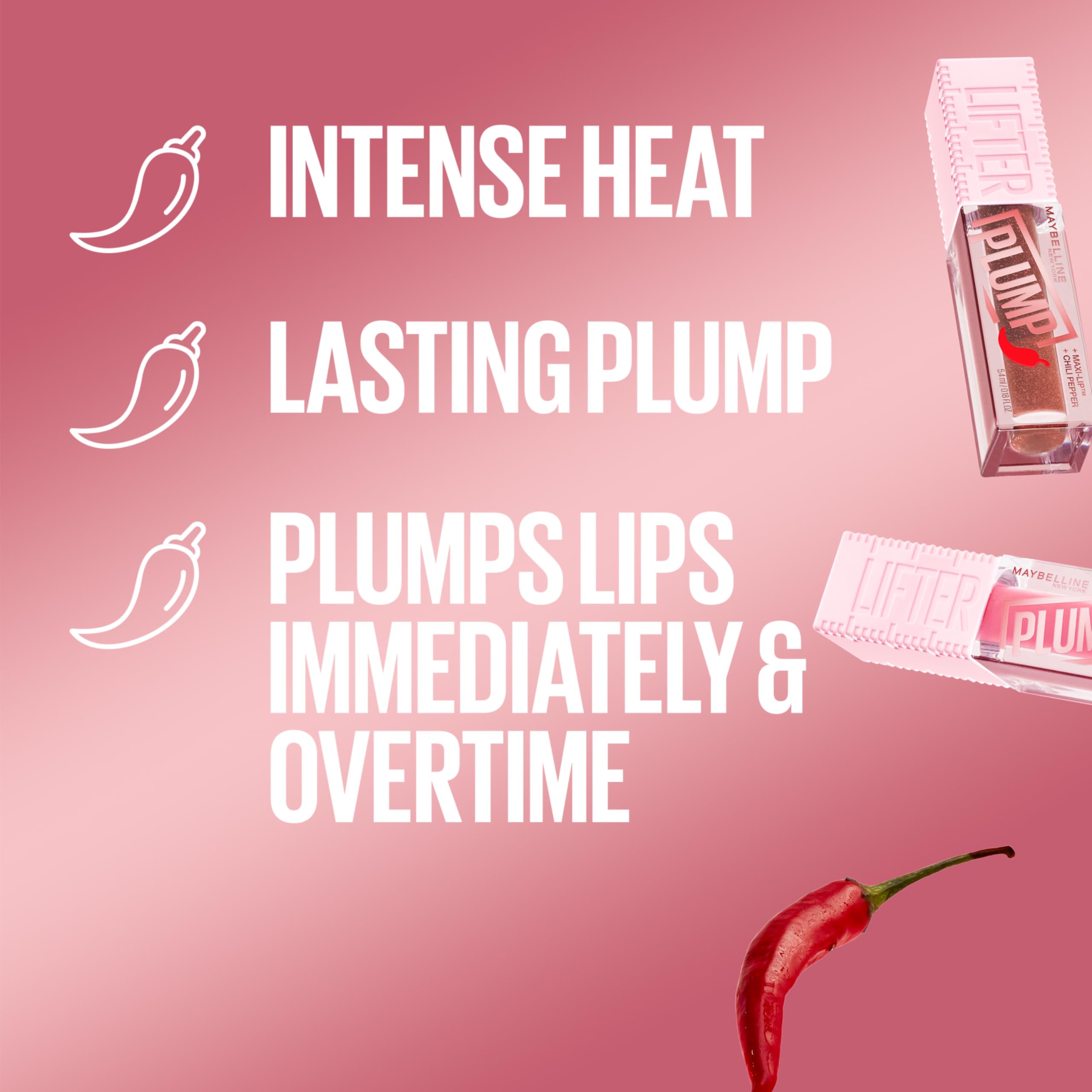 Maybelline Lifter Gloss Cocoa Zing shade adds heated, rich shine