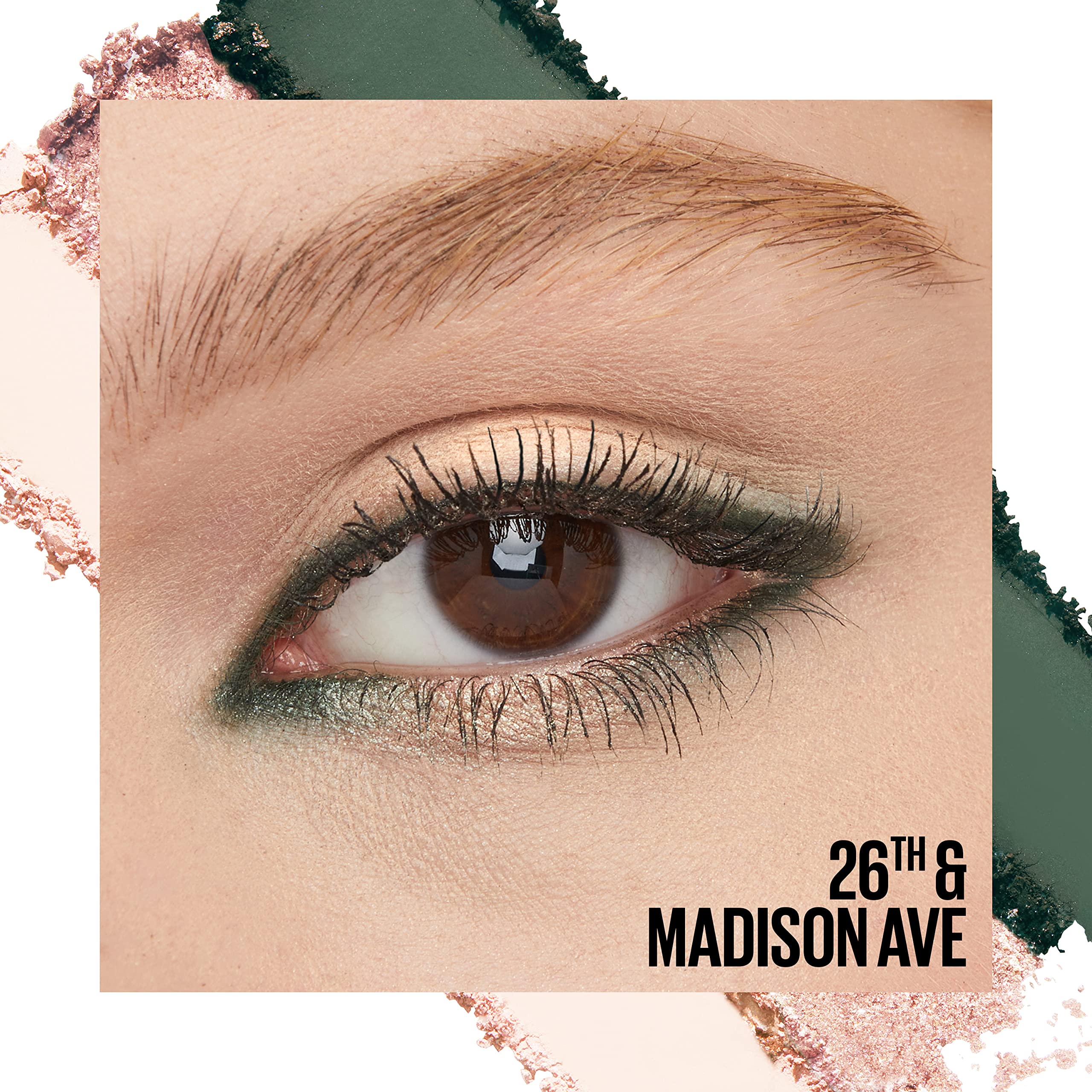 Maybelline Shadow Blocks compact trio supports bold eye looks anywhere.