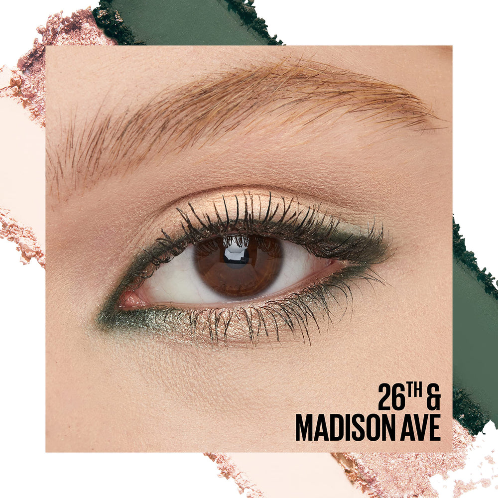 Maybelline Shadow Blocks compact trio supports bold eye looks anywhere.