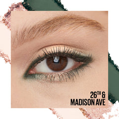 Maybelline Shadow Blocks compact trio supports bold eye looks anywhere.