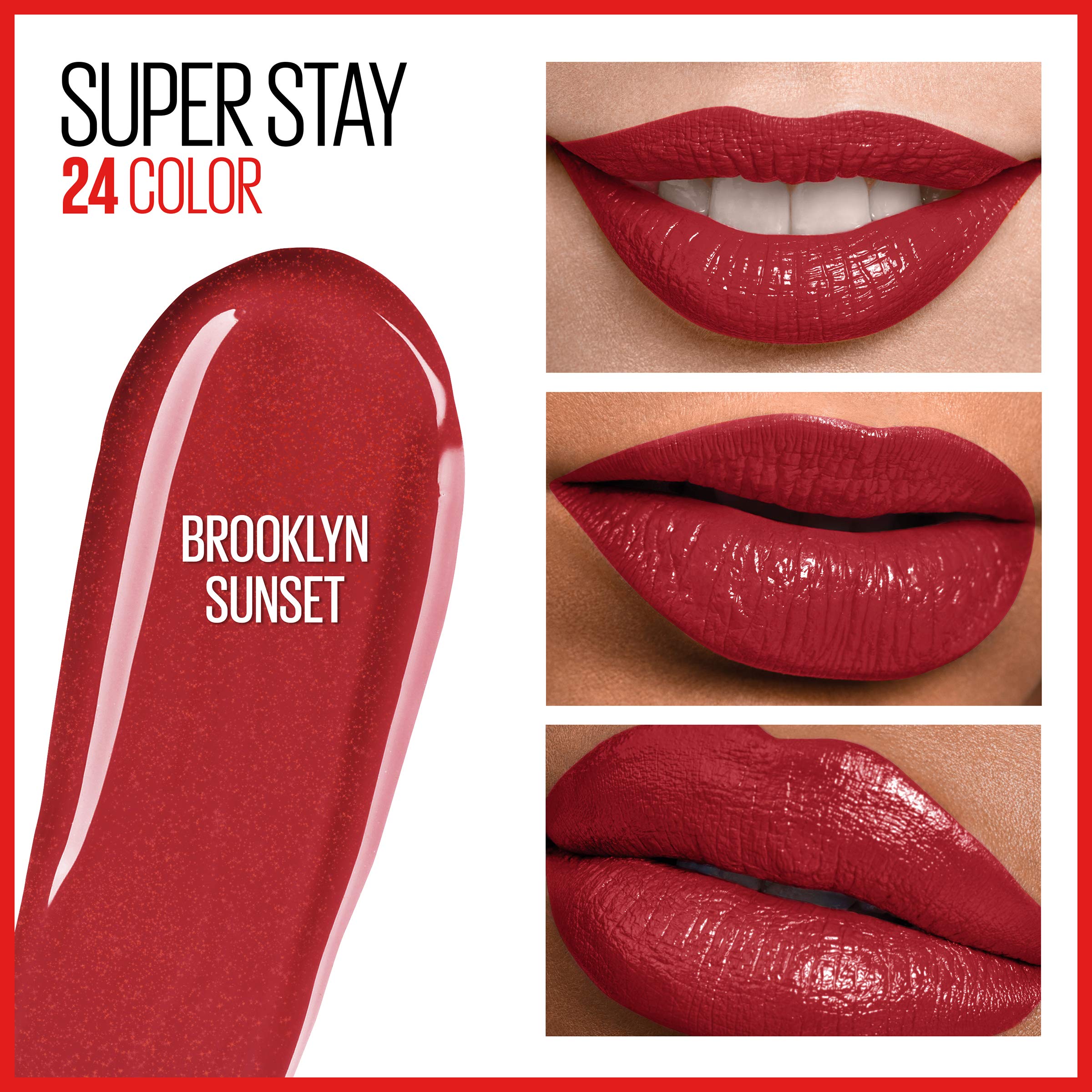 Maybelline Super Stay 24 balm component shown for lasting moisture on lips
