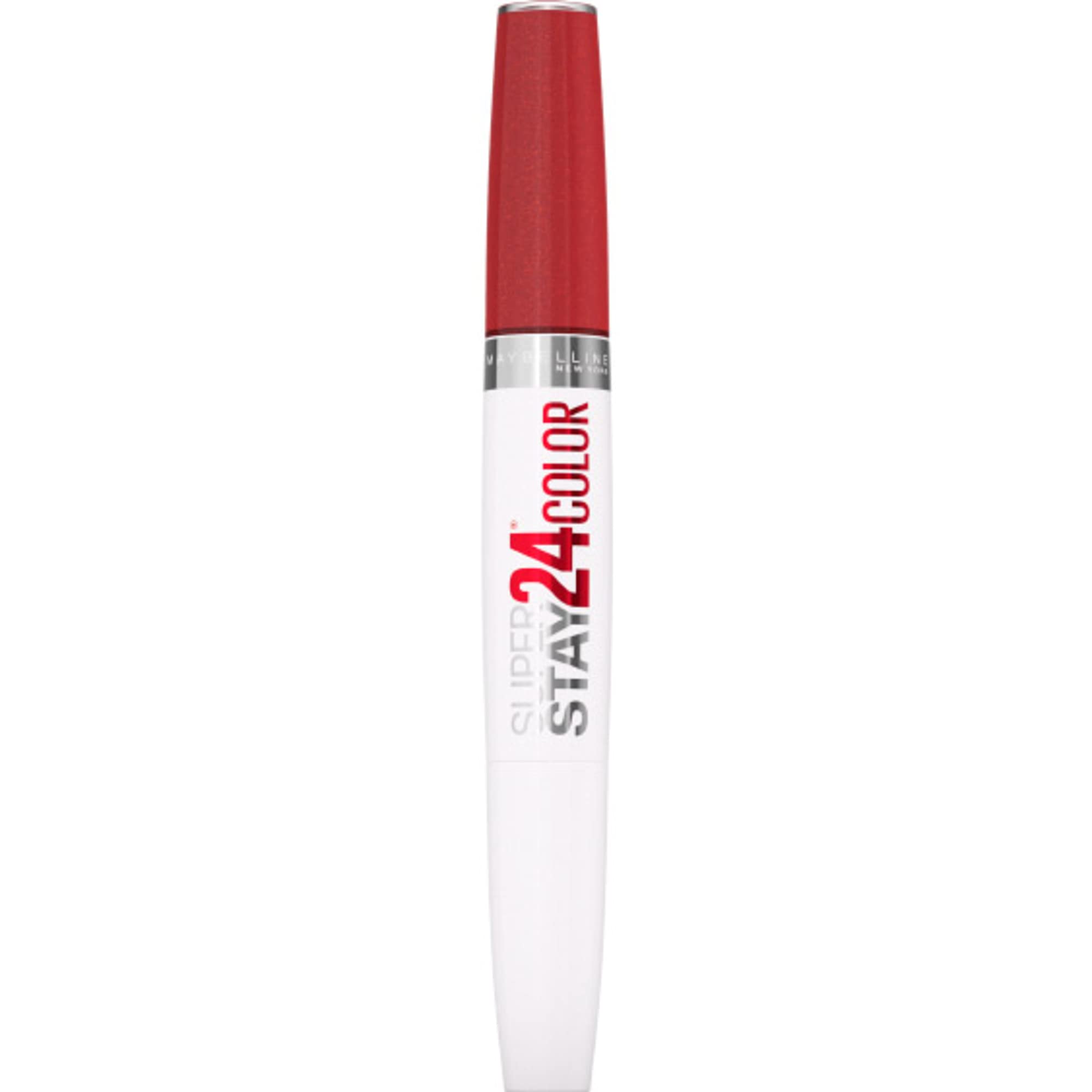 Maybelline Super Stay 24 liquid lipstick bottle with applicator for precise color
