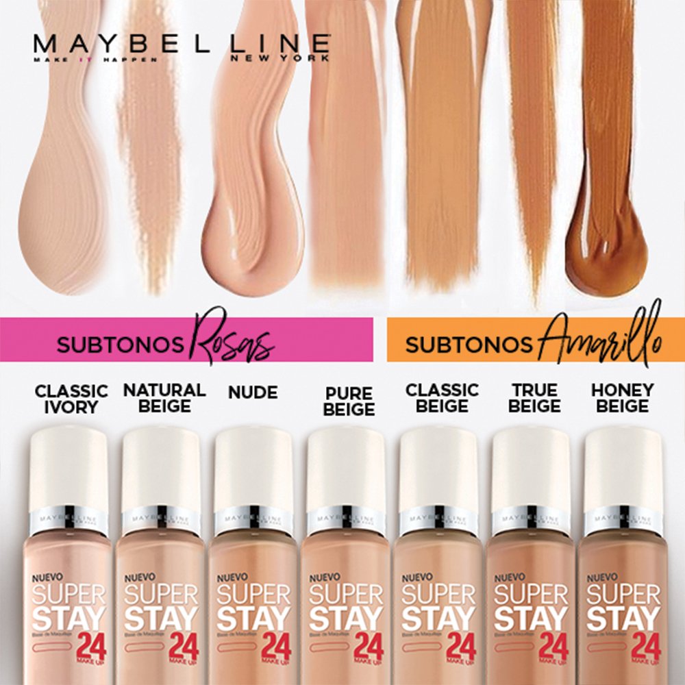 Maybelline Super Stay 24Hr makeup transfer-proof finish stays put