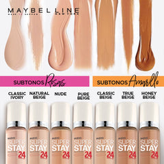 Maybelline Super Stay 24Hr makeup transfer-proof finish stays put
