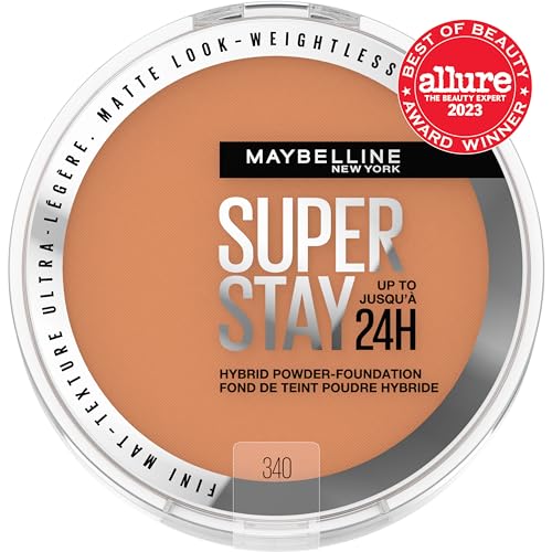 Swirl application demonstrates seamless blending with Maybelline's hybrid foundation.