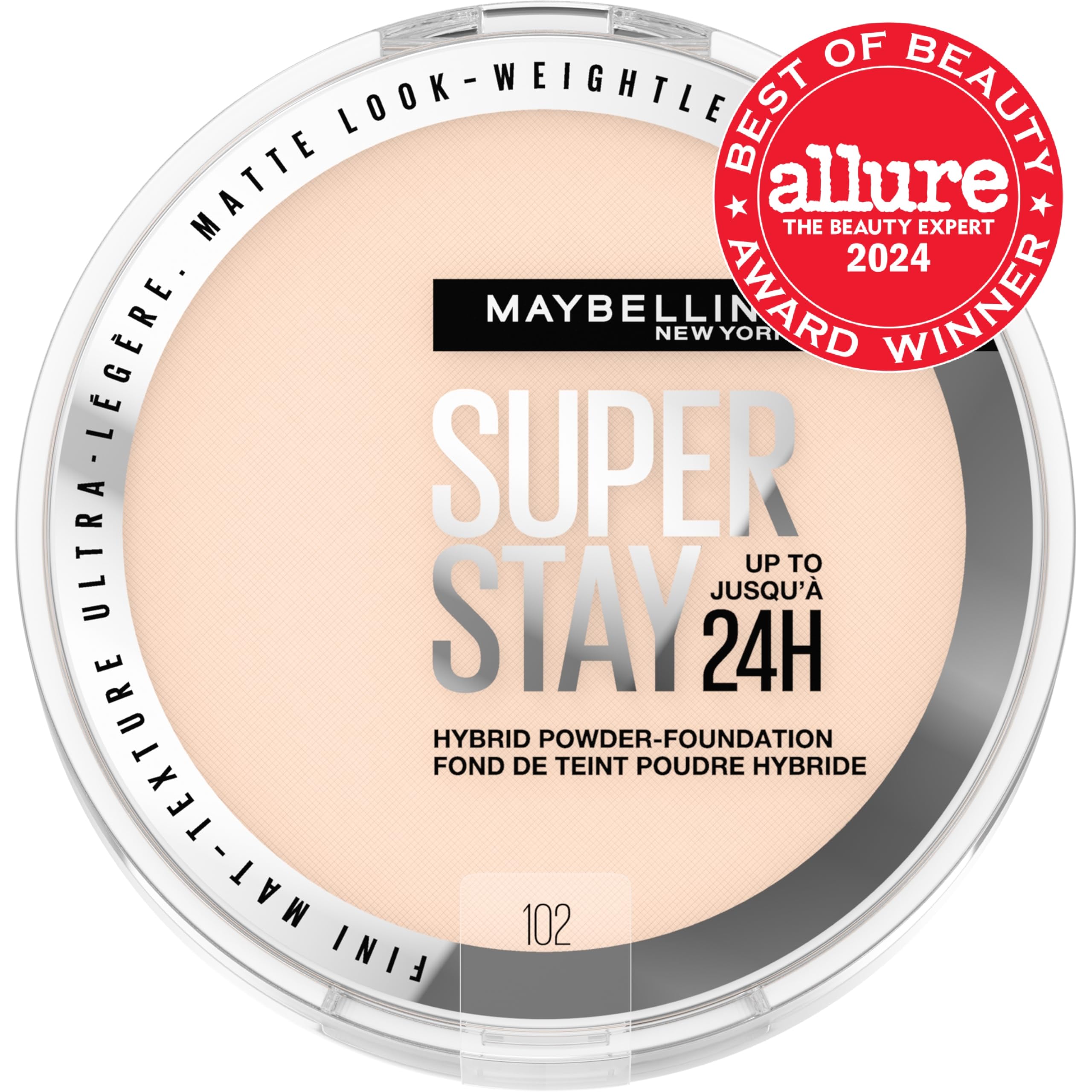 Maybelline Super Stay Hybrid foundation offers weightless feel and easy blending.