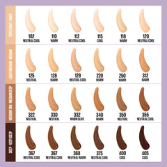 Vegan formula of Maybelline Lumi-Matte foundation supports comfortable wear