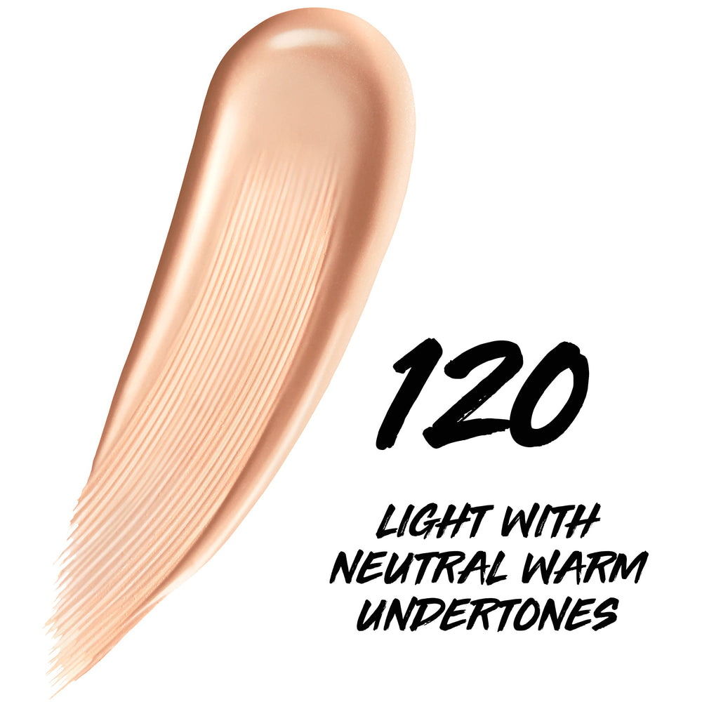 Application demo image for Maybelline tint delivering weightless, long wear finish