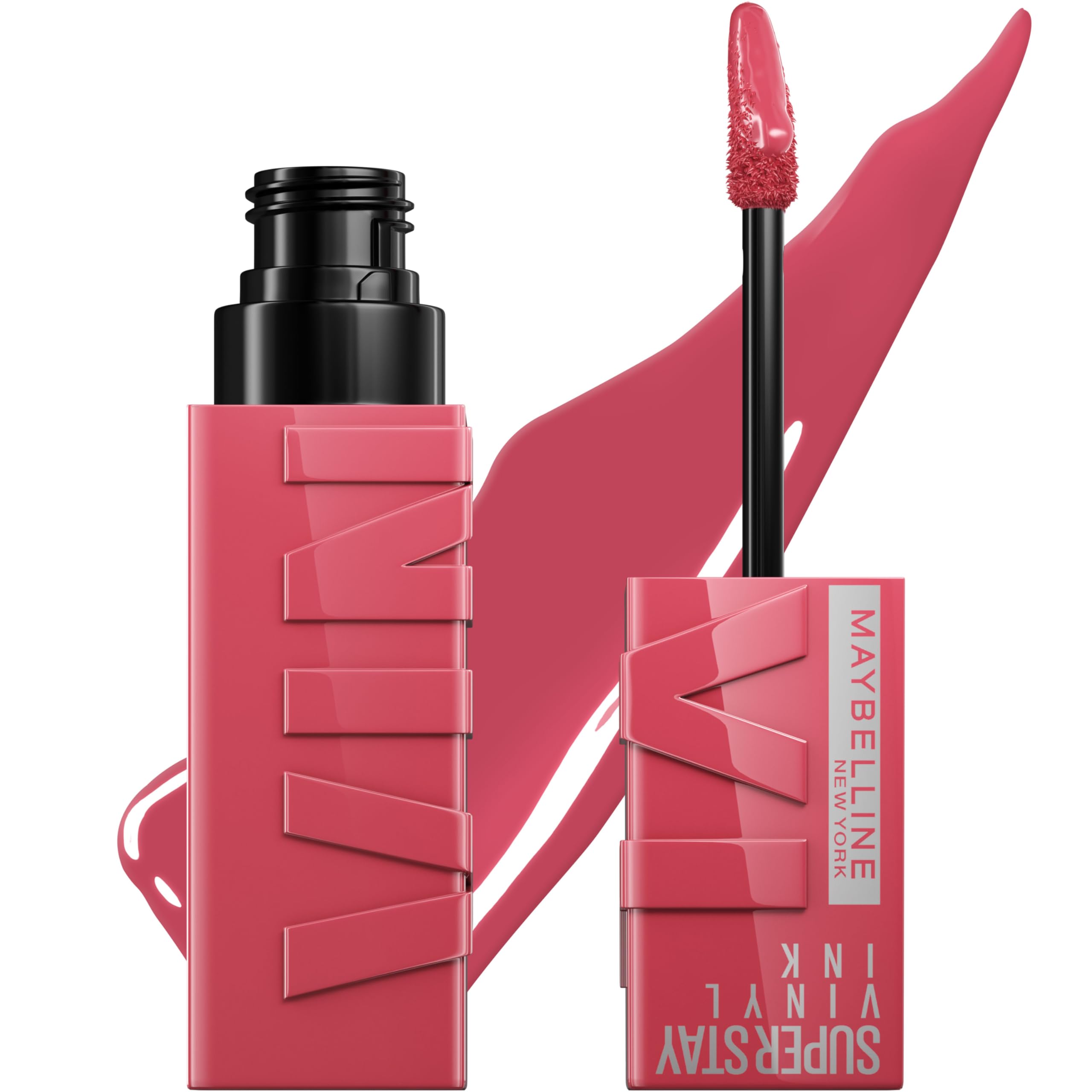Maybelline Super Stay Vinyl Ink lip color bottle with applicator for all-day shine