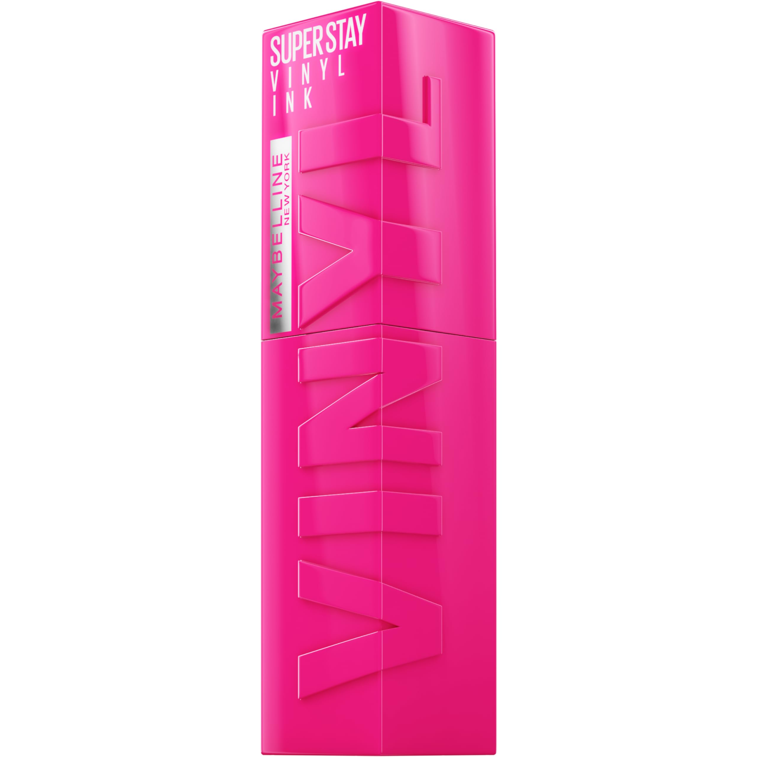 MAYBELLINE Vinyl Ink model lips wearing a glossy shade with shine