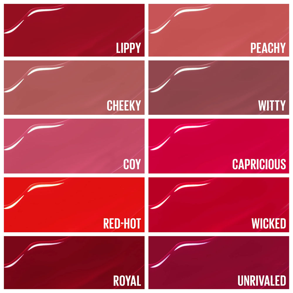 Maybelline Super Stay Vinyl Ink bold evening look for after-dark style.