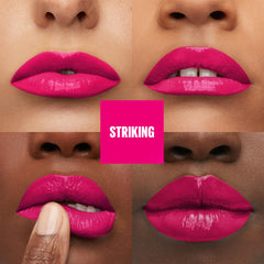 MAYBELLINE vinyl ink wand demonstrates precise lip application