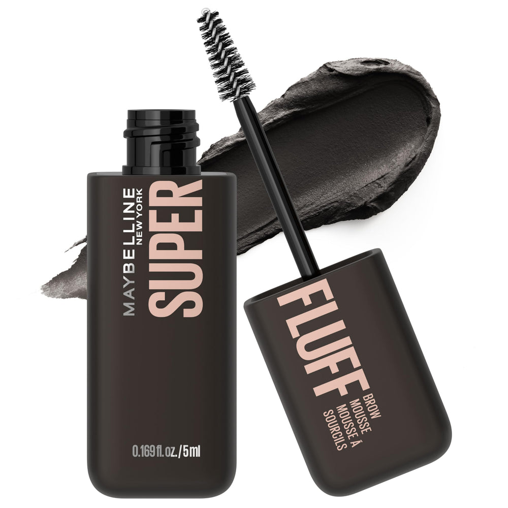 Maybelline Superfluff Brow Mousse with fluff brush for soft, full brows