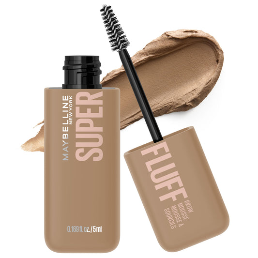 Maybelline Superfluff Brow Mousse with fluff-brush for fluffy, long-lasting brows