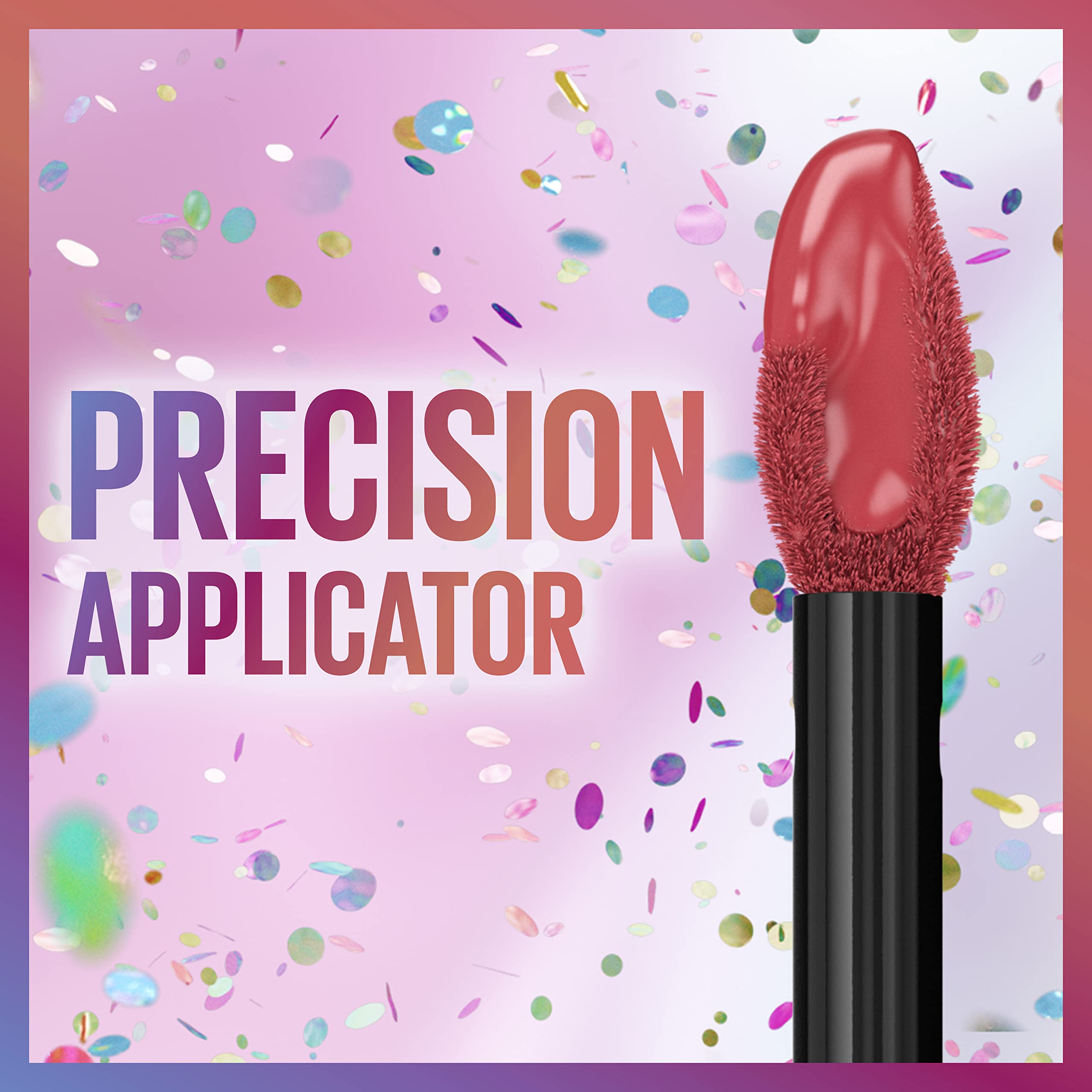 Maybelline SuperStay Matte Ink arrow applicator close-up for accurate lip lining