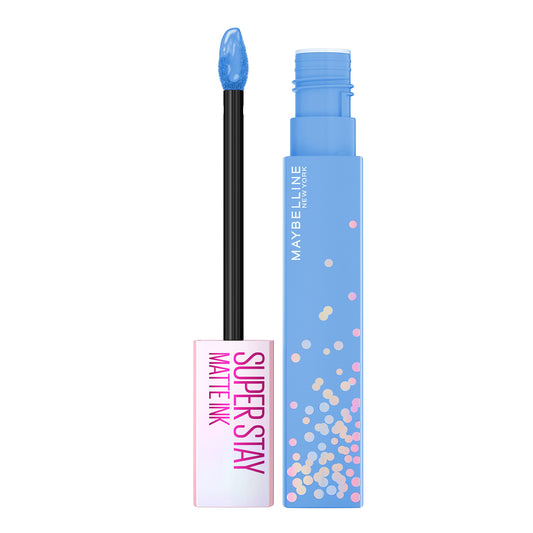 Maybelline SuperStay Matte Ink Birthday Babe swatch with precise one-swipe application