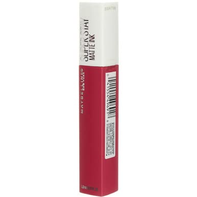 Maybelline SuperStay Matte Ink Lover nude and red shade swatches on skin