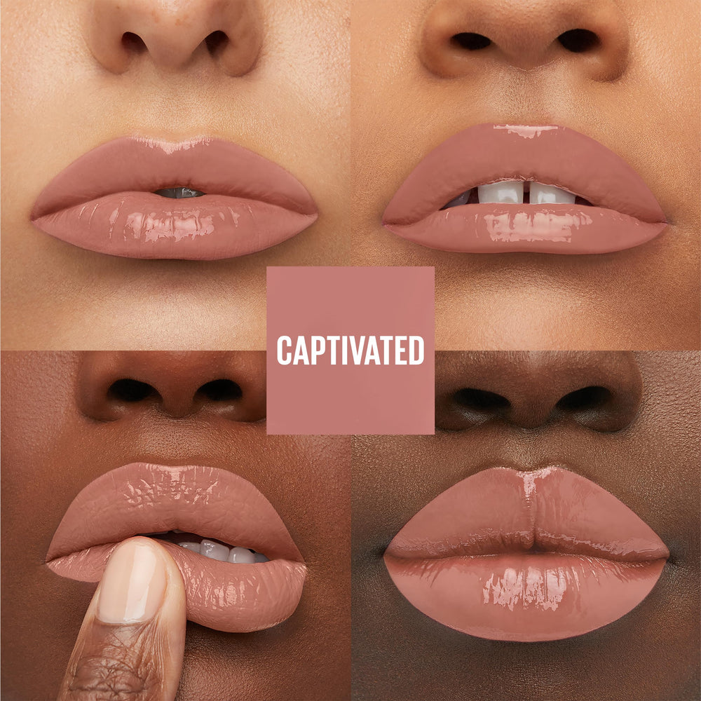 Closeup of applicator delivering precise color with flocked tip.