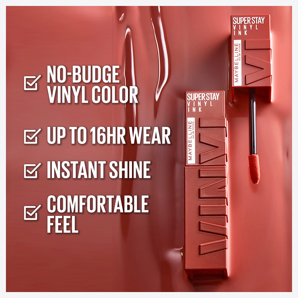 Maybelline Super Stay Vinyl Ink applicator tip for precise lip color application.