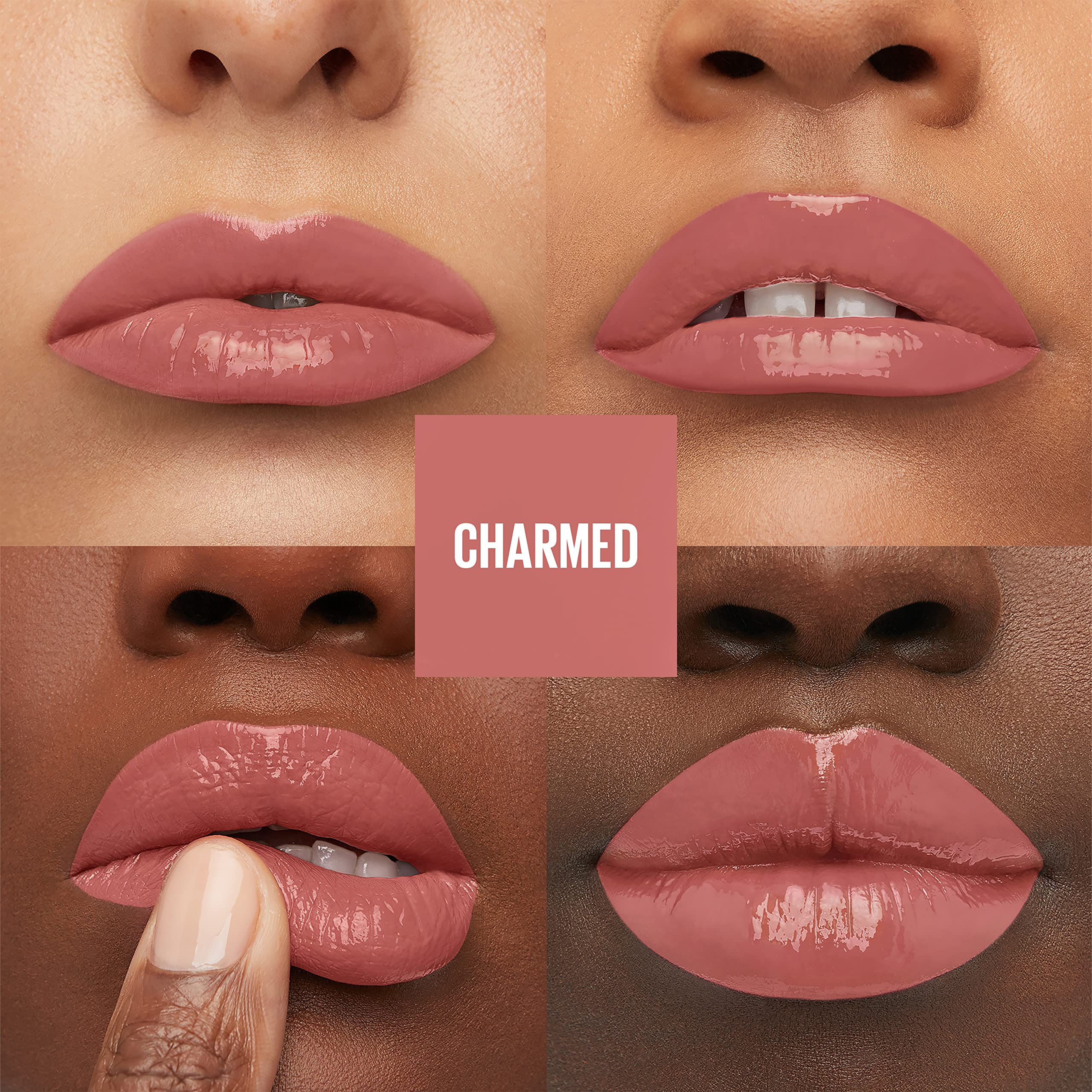 Maybelline lipcolor with precise flocked tip for clean, even application.