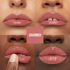 Maybelline lipcolor with precise flocked tip for clean, even application.