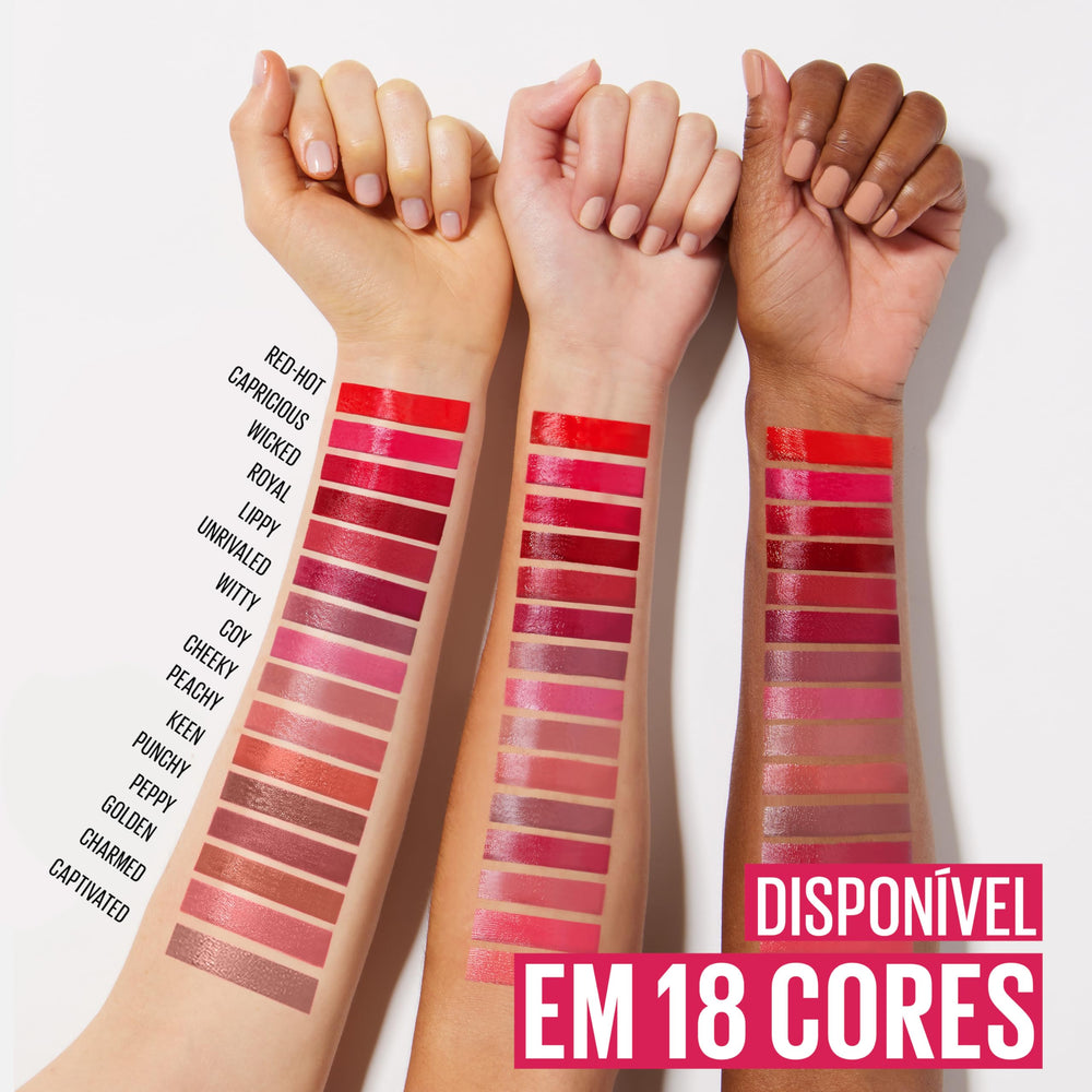 Maybelline Super Stay Vinyl Ink smudge-proof color for confident wear