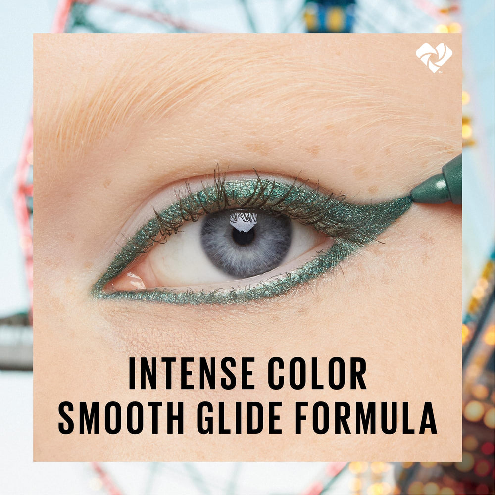 Maybelline Tattoo Studio Emerald Lights long-wear eyeliner delivers all-day color