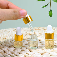 Maydeyy 1ml perfume essential oil bottle silicone top for precise dispensing
