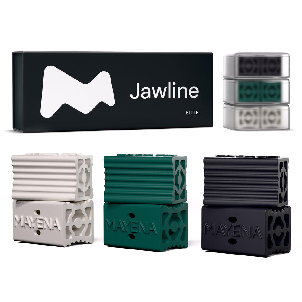 Mayena Sports Elite jaw exerciser 80lbs in use for advanced training.