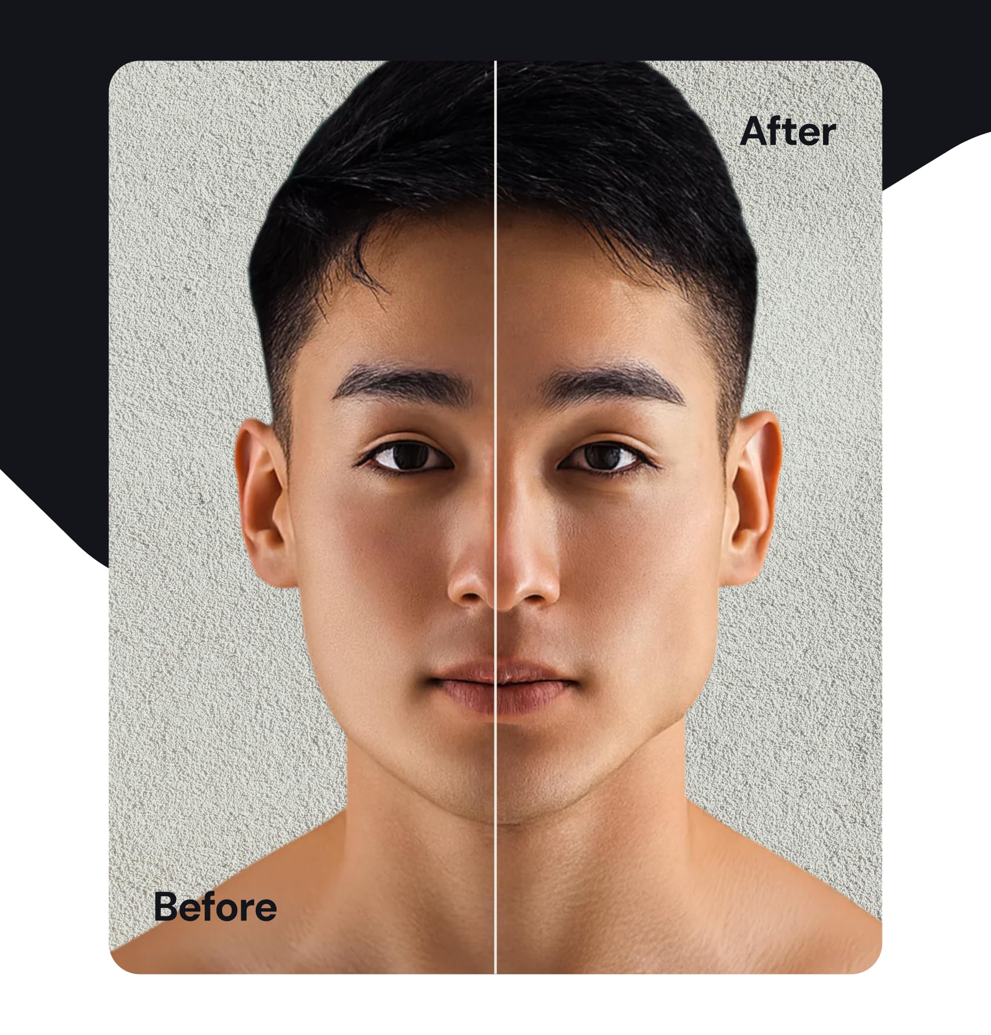 Mayena Sports Elite wider jawline potential through training.