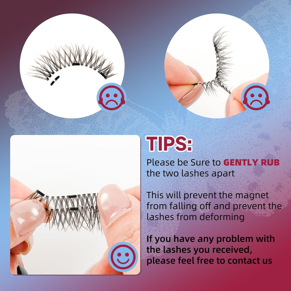 Mayhug no glue needed lashes for comfortable easy wear